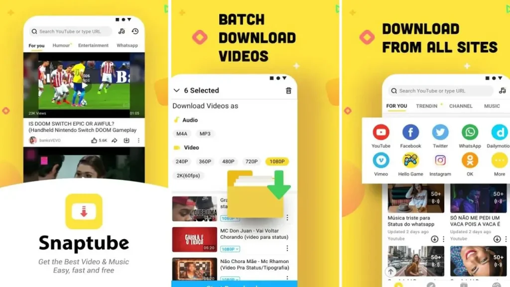 Download Snaptube Mod Apk